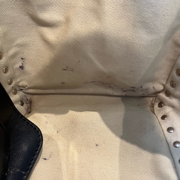 Valentino Rockstud Limited Edition Large calf skin leopard tote with strap - Picture 11 of 13